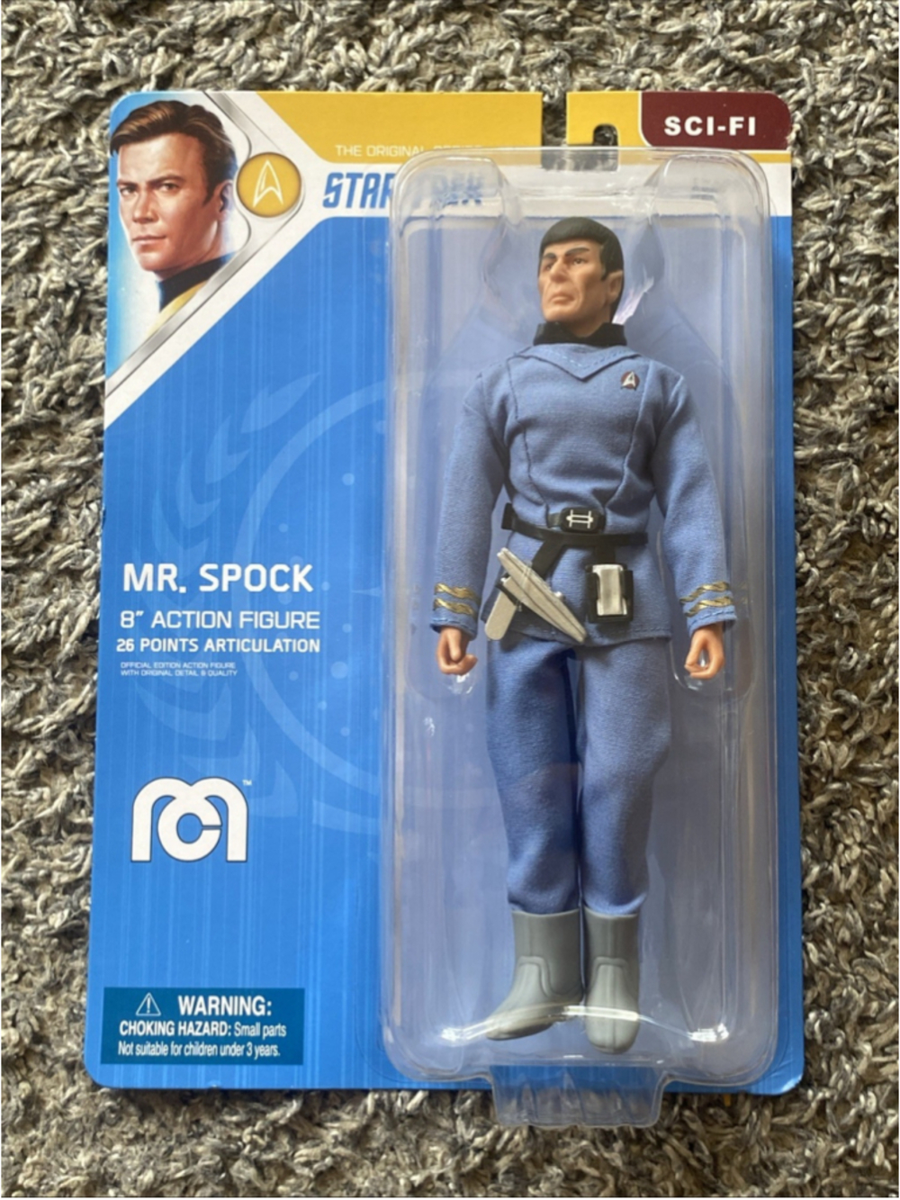2021 Topps x Mego Figure New in Box - Star Trek Mr. Spock -